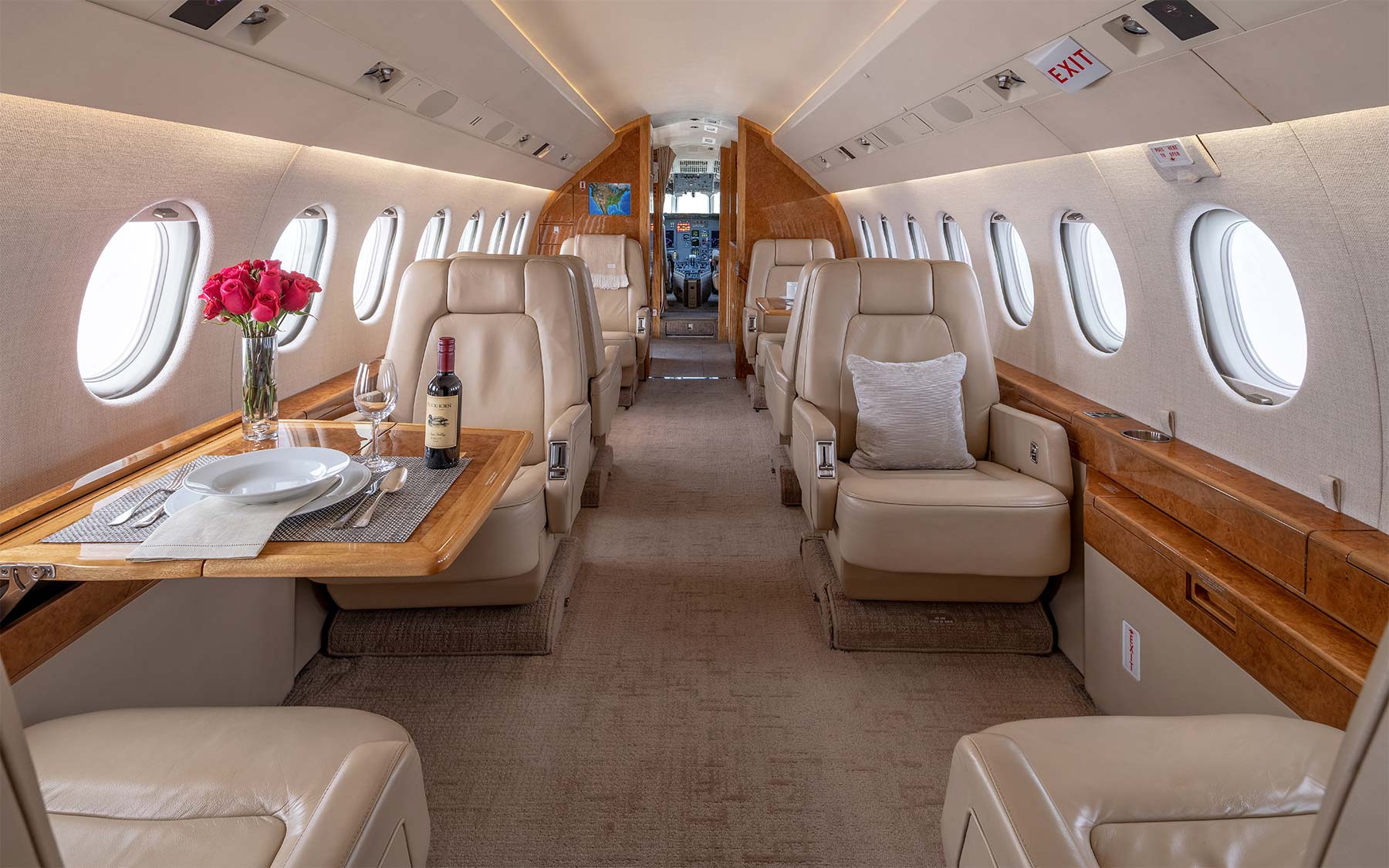 Falcon 2000 for Charter from San Francisco | Clay Lacy Aviation